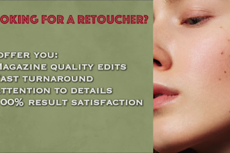 do magazine quality beauty fashion retouching