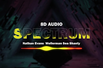 create 8d surround music with stunning audio spectrum