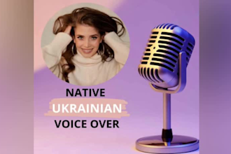 record  ukrainian voice over