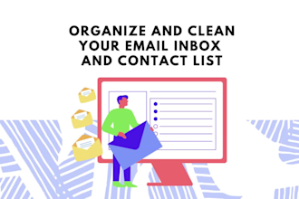 organize clean your email inbox or contact list