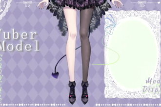 draw live 2d vtuber model, live 2d vtuber, anime, png vtuber, vtuber commission