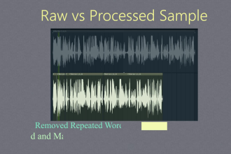 clean, edit, mix and master for apple and spotify podcast