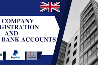 uk,us company registration,do UK bank accounts wise, stripe, paypal etc