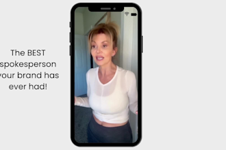 be your video spokesperson in home office or car