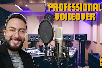 record a professional male spanish voice over