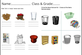 custom worksheet for school children