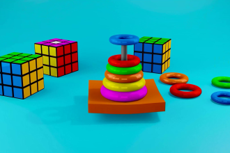 make engaging 3d animation video for kids learning music, songs, nursery rhymes
