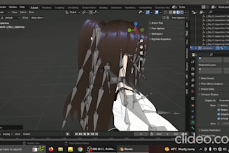 rig your any 3d characters professionally in blender
