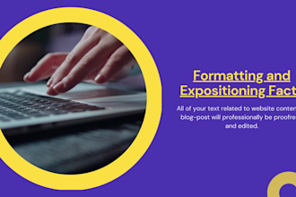 proofread and edit content for grammar clarity and readability