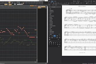 turn midi tracks into sheet music