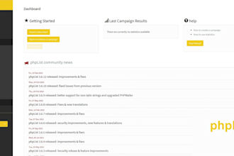 install phplist and manage email marketing campaign