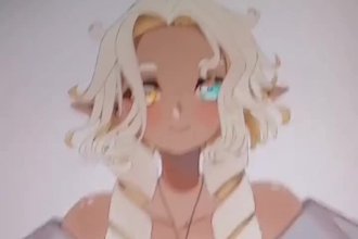 draw a cute high quality live2d vtuber model and do rigging