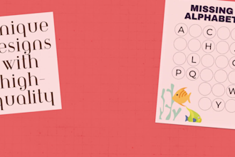 design customized kids activity worksheets and books based on ece learning
