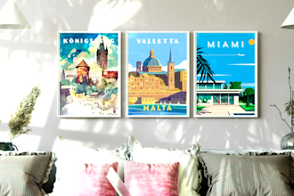 make a travel poster