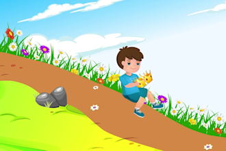 nursery rhymes, kids animation, 2d animation for kids, learning song
