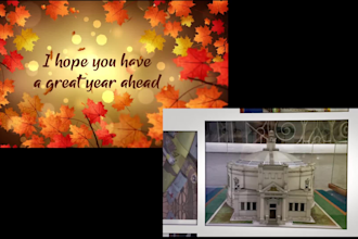 different video wishes and slideshow for holidays end events