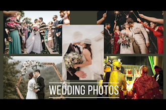 edit wedding birthday event business memorial slideshow dynamic photos video