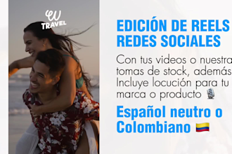 edit a reel or video with spanish voiceover