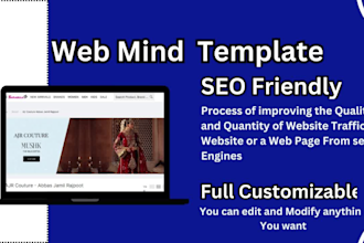 setup wordpress website design or blog design and customization