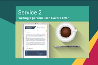 write a personalised CV, cover letter and linkedin