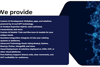 develop ai chatbot mobile app or website ai saas app ai chatbot software
