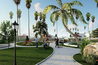 design a customized 3d landscape for your spaces