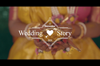 do cinematic wedding video editing