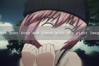 make an anime music video amv for you