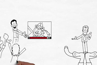 create an awesome whiteboard animation explainer doodle video in 24 hours