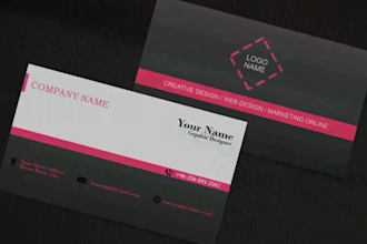 design outstanding eye catching business cards