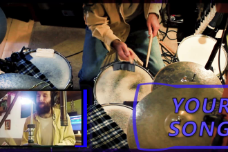 record a solid track of live acoustic drums for your music