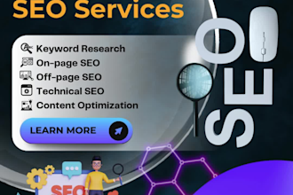 monthly on page and off page SEO to rank your website fast