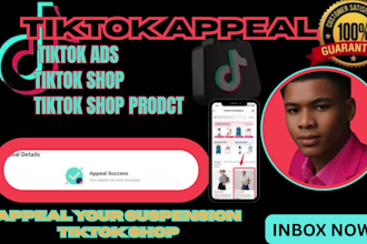 appeal tiktok shop appeal, tiktok shop unban and vioaltion tiktok shop reinstate