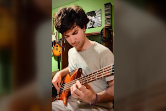 record funky, groovy basslines with pro tone and feel