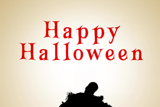 make scary halloween zombie video