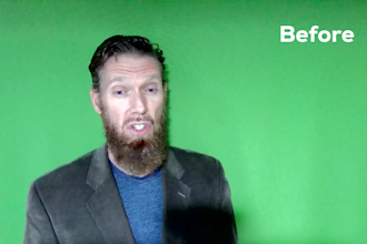 remove video background without green screen professionally