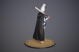 sculpt realistic 3d head, 3d bust or 3d character for 3d printing, 2d to 3d
