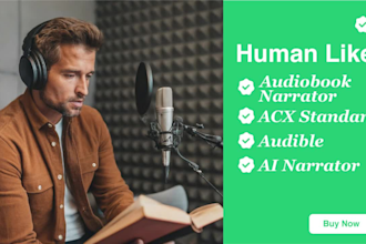 be your ai audible audiobook narrator acx standard
