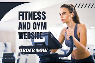 design a personal trainer, fitness website, gym website, yoga wellness website