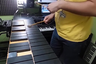 record improvisations, chords with an innovative instrument