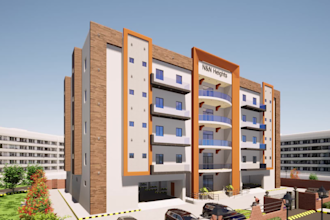 do architectural 3d visualization and 3d modeling of a house