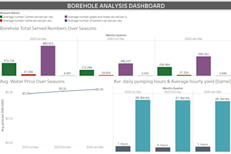 be your tableau business analyst and design tableau business dashboard for you
