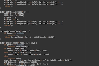 do data structure,algorithm,python, java, javascript project