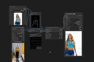 create comfyui workflow for custom ai influencer flux lora stable diffusion