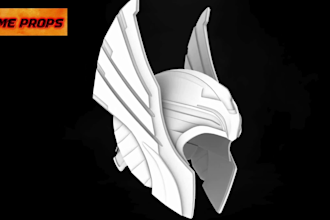 create 3d game props weapon sword shield model, 3d helmet, 3mf, 3d lightbox