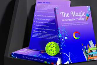 do professional and eye catching book cover ,amazon kdp , journal design