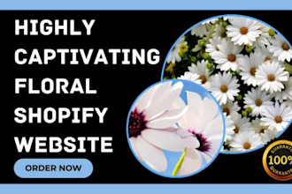 design flower shopify store flower website flower store floral florist website