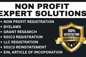 do non profit registration, sam gov uei cage code, 501c3 bylaws, llc tax