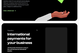 create a fintech and saas website UI design in figma
