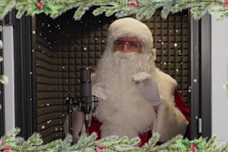 record the voice of papá noel